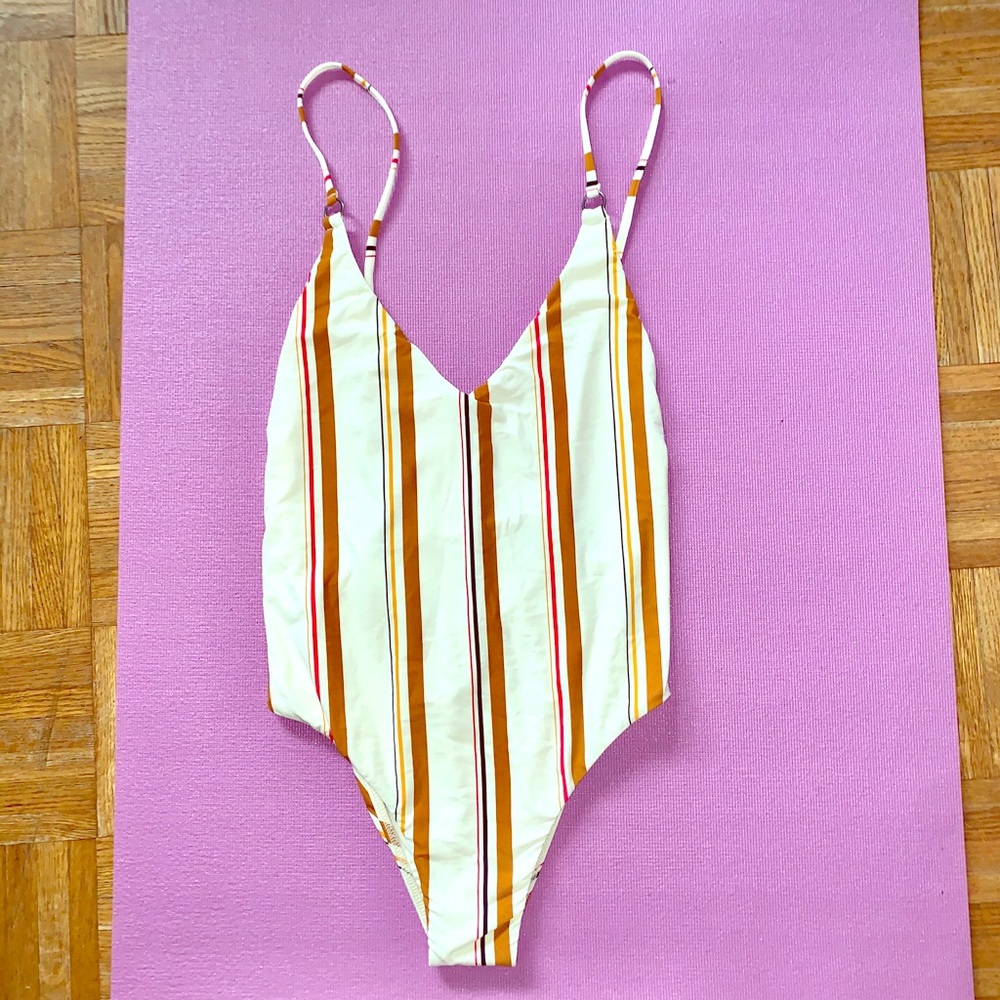 Billabong Vertical Stripe Swimsuit
